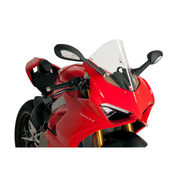Puig Puig r-racer screen | clear | ducati panigale v4 2020>current